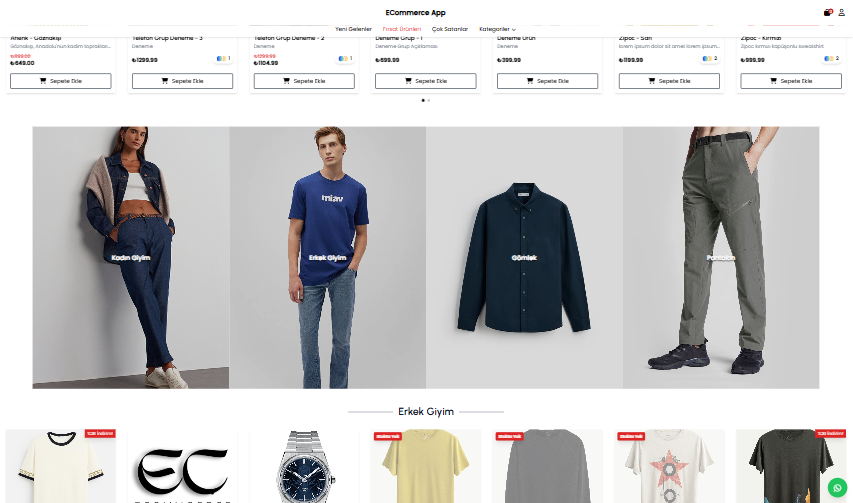 E-Ticaret Sitesi