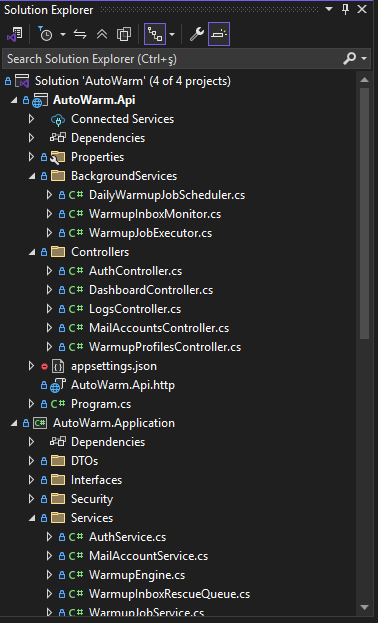 Mail Warmup (.Net Core 8.0)