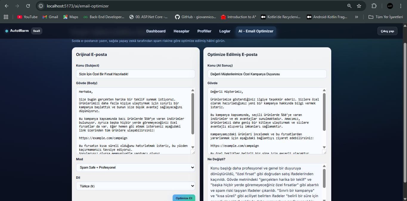 Mail Warmup (.Net Core 8.0)